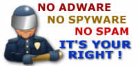 No Adware, Spyware Or Spam