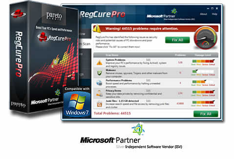 regcure pro windows registry cleaner