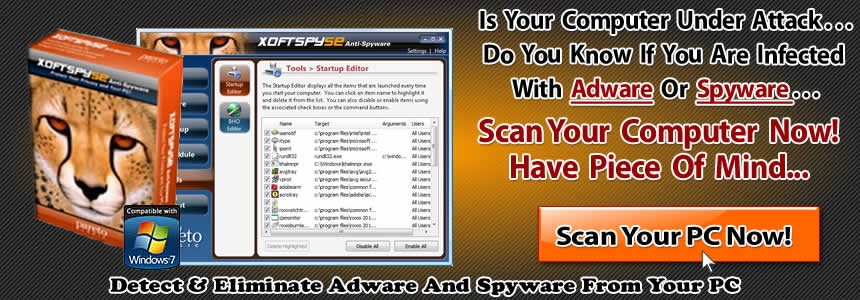 Xoftspyse Adware Blocker And Removal Tool