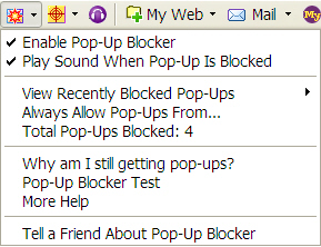 yahoo popup blocker